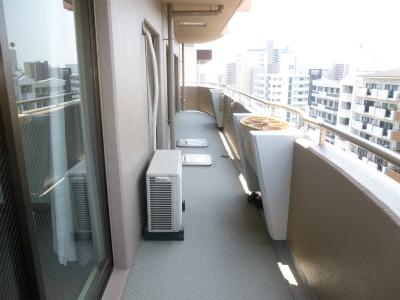 Balcony. The balcony space is that still left over can put the outdoor unit