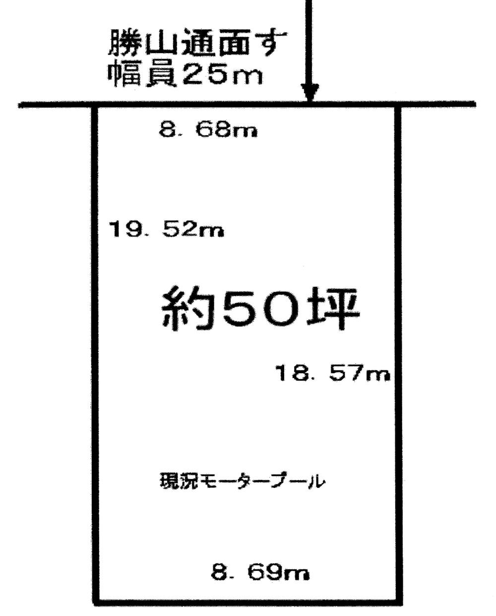 Compartment figure. Land price 107 million yen, Land area 165.3 sq m