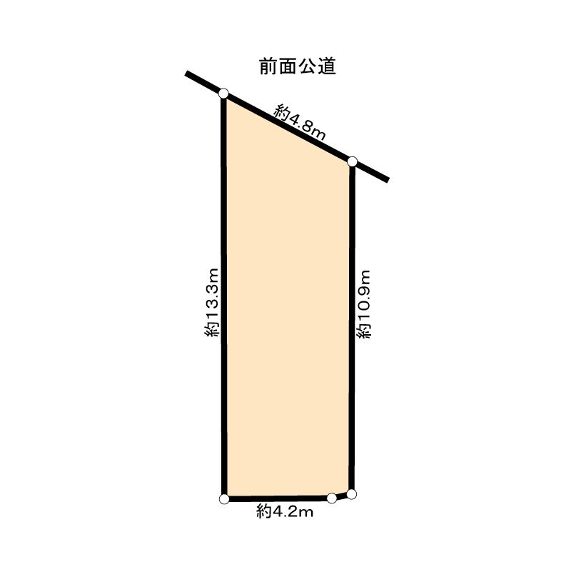 Compartment figure. Land price 15.8 million yen, Land area 52.03 sq m