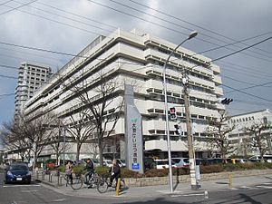 Hospital. Osakakeisatsubyoin until the (hospital) 740m