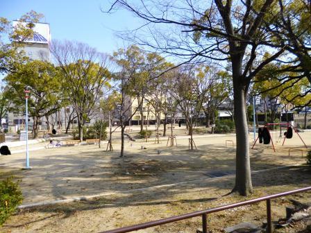 park. Close to "Ikutama park". 