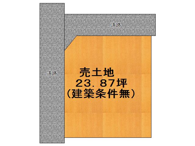 Compartment figure. Land price 19.1 million yen, Land area 78.94 sq m