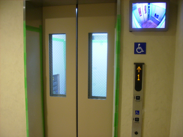 Other common areas. It is the elevator with a monitor.