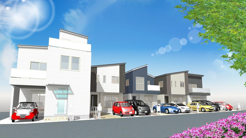 Rendering (appearance). ( 1-5 Building) Rendering ■ Outer wall also can choose your favorite thing. Please feel free to consult.