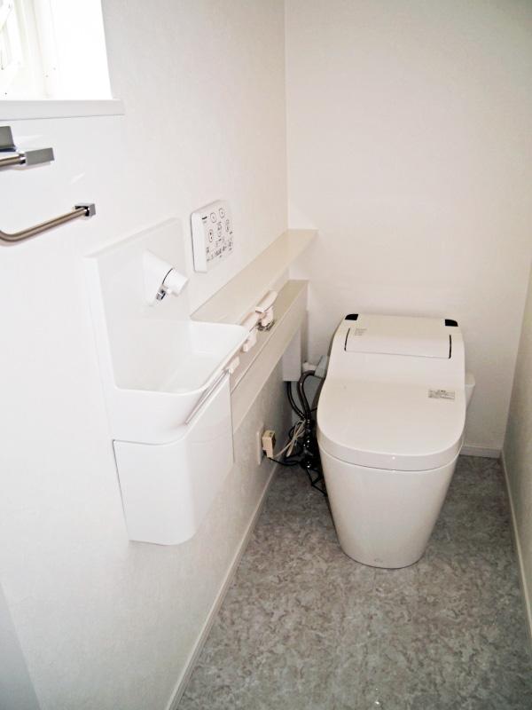 Building plan example (introspection photo).  ※ Construction Case toilet