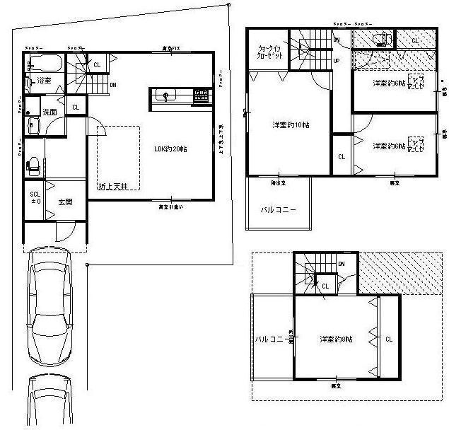 Compartment figure. Land price 24,800,000 yen, Land area 122.18 sq m