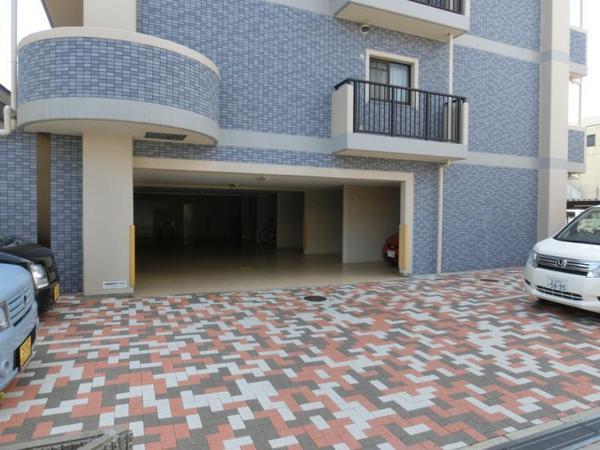 Parking lot. Common areas