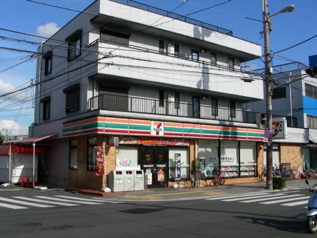 Convenience store. Seven-Eleven Osaka sundry 1-chome to (convenience store) 418m
