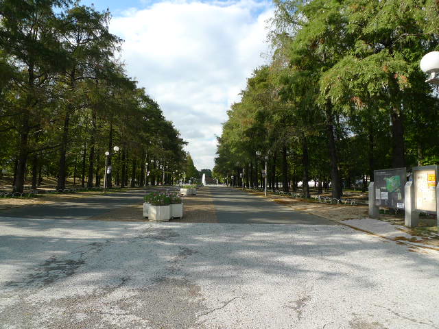 park. Flora 2004 Memorial Park Tsurumi Ryokuchi until the (park) 1167m