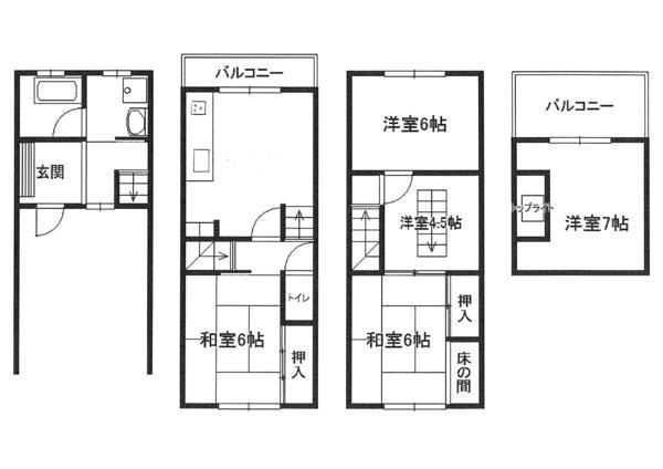Floor plan. 12.8 million yen, 5DK, Land area 38.45 sq m , Building area 105.27 sq m your new life, Do not start from this earth