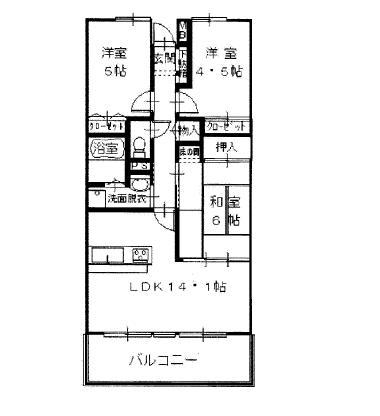 Floor plan. 3LDK, Price 17,980,000 yen, Occupied area 67.53 sq m , Balcony area 10.85 sq m