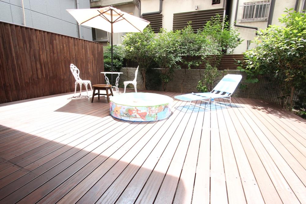 Other. Wide wood deck, Probably nice