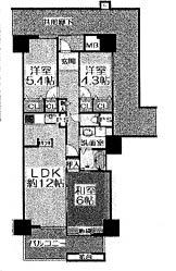 Floor plan. 3LDK, Price 20.8 million yen, Occupied area 70.37 sq m , Balcony area 70.37 sq m