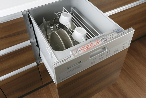 Kitchen.  [Dish washing and drying machine] After a meal of cleanup becomes easier, Adopt a dish washing and drying machine. Than handwashing, You can expect a significant water-saving effect (same specifications)