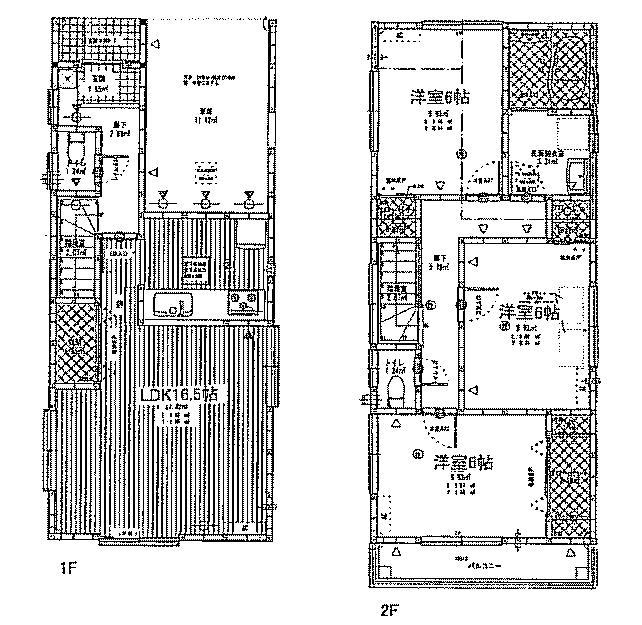 Floor plan. (1 Building), Price 27,800,000 yen, 3LDK, Land area 83.04 sq m , Building area 97.7 sq m