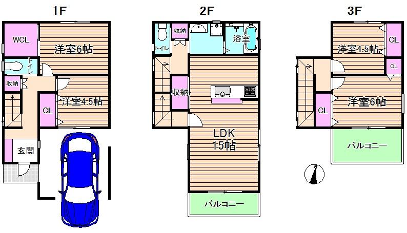 Floor plan. 35,800,000 yen, 4LDK, Land area 82.64 sq m , Building area 98.82 sq m reference plan (can be changed)