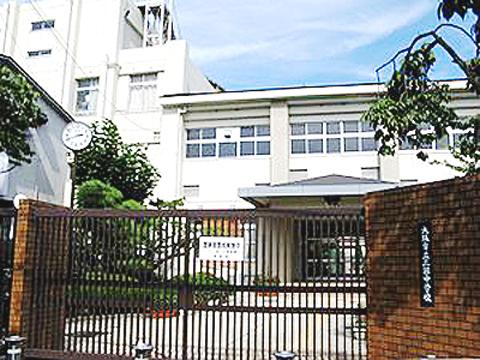 Junior high school. 670m to Mikuni junior high school