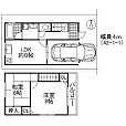 Floor plan. 16.2 million yen, 2LDK, Land area 46.59 sq m , Building area 48.76 sq m