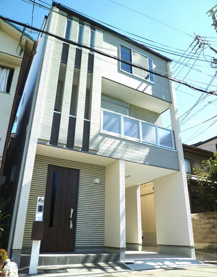 Local appearance photo. In a quiet residential area, ever place series of simple modern look shine. Good access to Umeda, It is a good location for property.