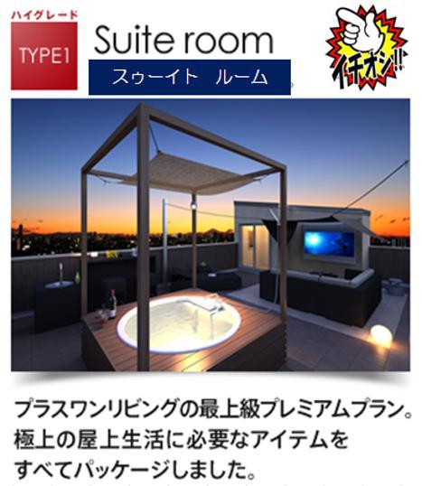 Other Equipment. Rooftop garden Suite Room