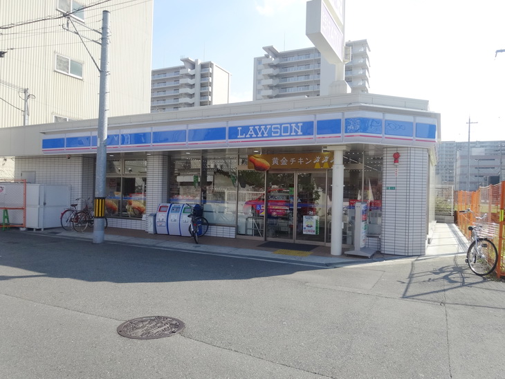 Convenience store. Lawson Hankyu Mikuni Ekimae up (convenience store) 429m