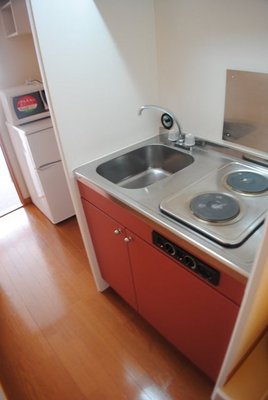 Kitchen. Two-burner electric stove