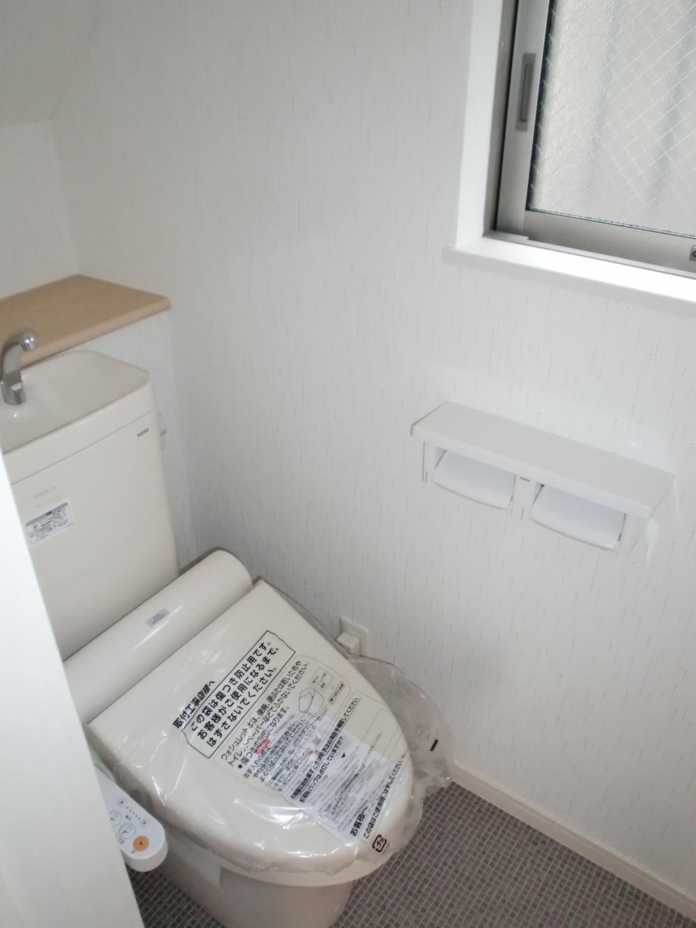 Toilet. It There is also available clean window.