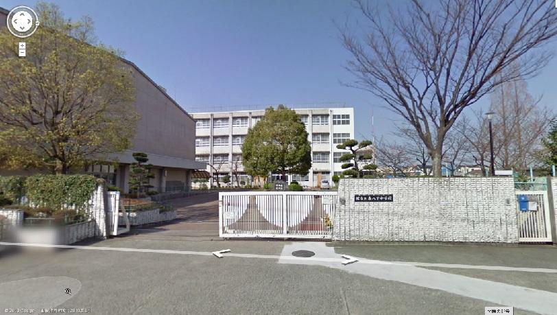 Junior high school. South Hachishita until junior high school 580m