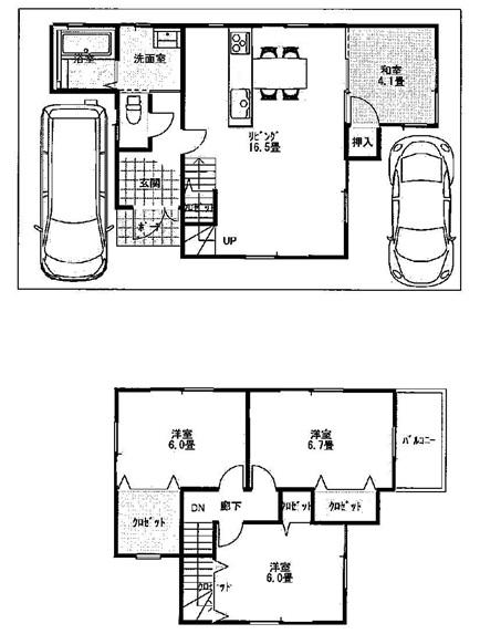 Building plan example (floor plan). Building plan example