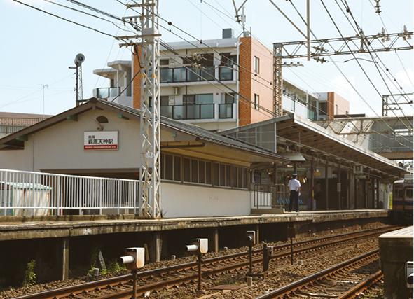 station. 440m until the Nankai Koya Line "Hagiharatenjin" station