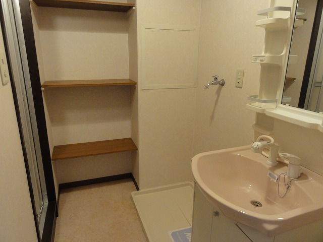 Washroom. Shampoo dresser indoor washing Storage storage space