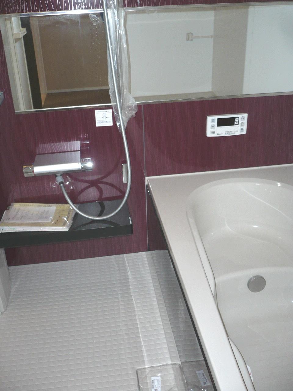 Bathroom. Bathroom with heating dryer