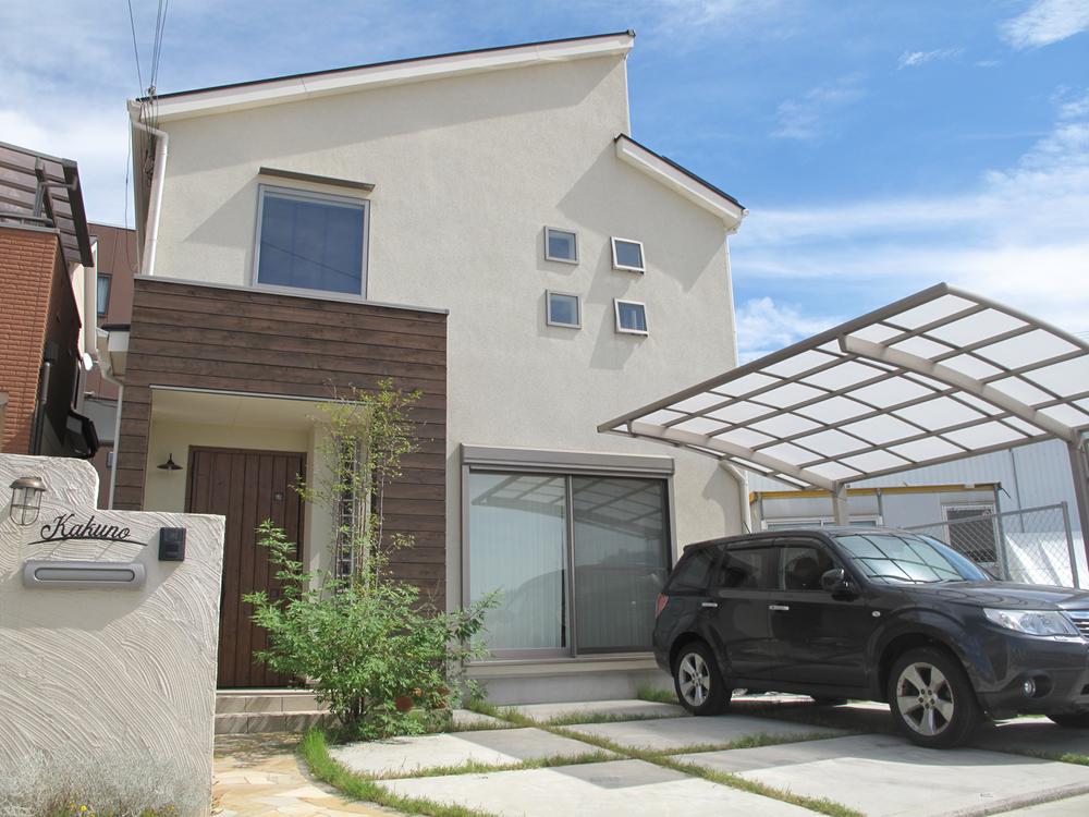 Rendering (appearance). Front road is also widely, Garage, we have also secured space that can little gardening and the space of two minutes car