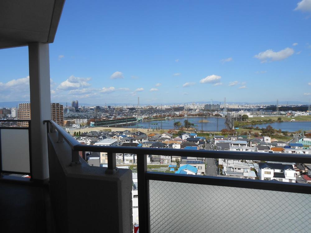 Balcony. It is the scenery the best because of the higher floors!