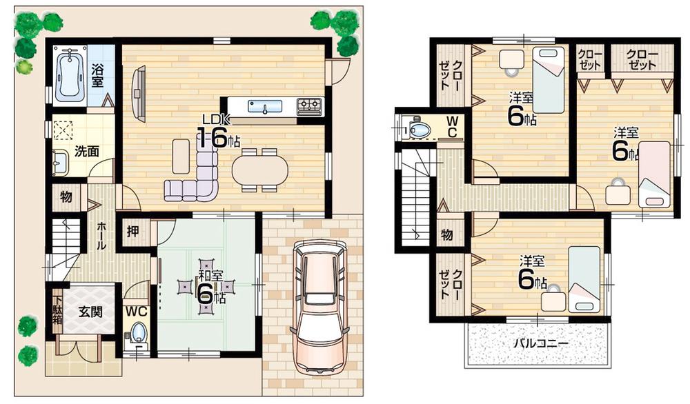 Floor plan. (No. 4 locations), Price 31,300,000 yen, 4LDK, Land area 99.38 sq m , Building area 94.77 sq m