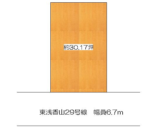 Compartment figure. Land price 21 million yen, Land area 99.76 sq m