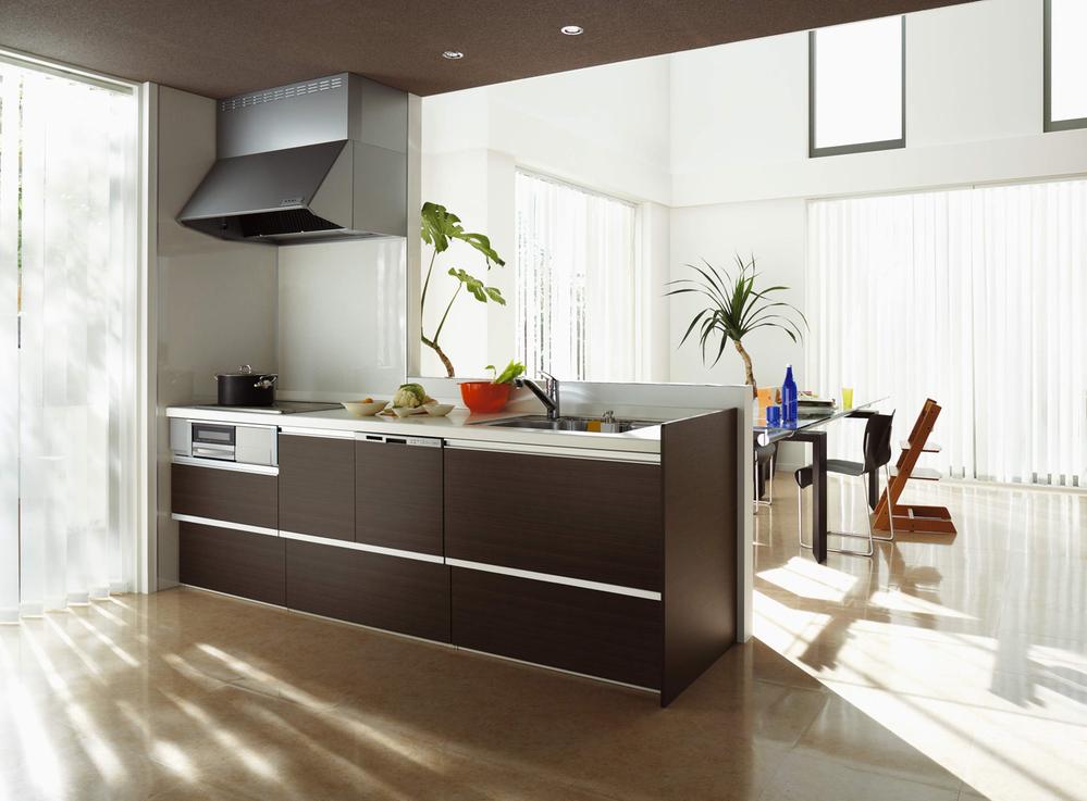Kitchen. Cleanup Corporation CREAN LADY A kitchen that could not be recycled in a wooden cabinet by the "eco cabinet" made of stainless steel Cleanup will contribute to the global environment. Quality to the part which is not visible stainless. So, Cleanliness, Long life, Eco