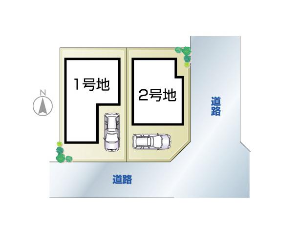 The entire compartment Figure. All two-compartment! Corner lot! The entire road 5.4m ~ 9.0m!