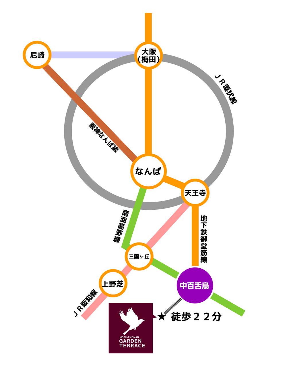 Access view. route map
