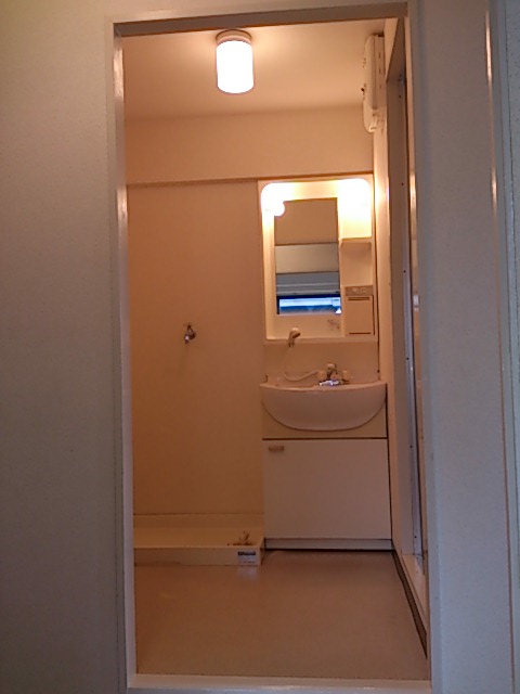 Washroom. Bathroom vanity ・ Indoor Laundry Storage