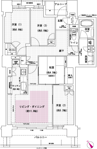Floor: 4LDK, occupied area: 88.67 sq m, Price: 38,080,000 yen