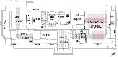 Floor: 4LDK, occupied area: 101.35 sq m, Price: 43,280,000 yen