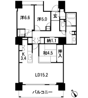 Floor: 3LDK + N (storeroom), the occupied area: 88.67 sq m, Price: 40,080,000 yen
