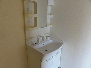 Washroom. Independent washroom shampoo dresser