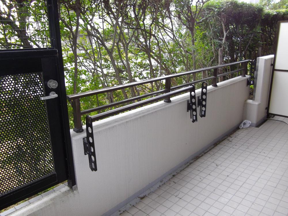 Balcony. Balcony is very widely, You will want to dry the laundry of your family at once