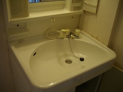 Washroom. Wash basin (shampoo dresser)