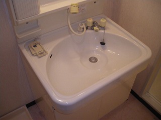 Washroom. Wash basin (shampoo dresser)