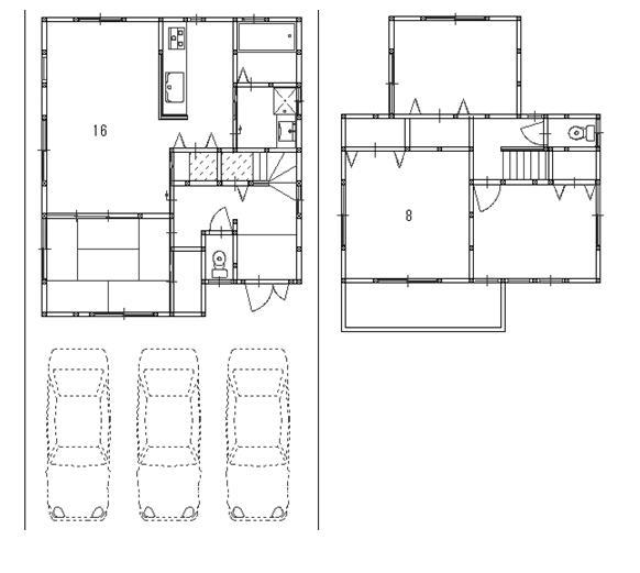 Floor plan. Price 27,800,000 yen, 4LDK, Land area 122.88 sq m , Building area 98.01 sq m