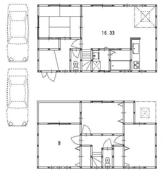 Floor plan. Price 24,800,000 yen, 4LDK, Land area 121.74 sq m , Building area 97.2 sq m