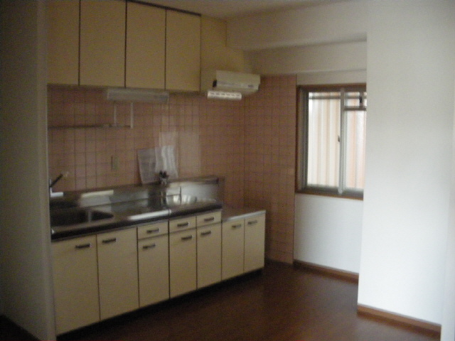 Kitchen. Wide sink sink two-burner gas stove installation Allowed Kitchen